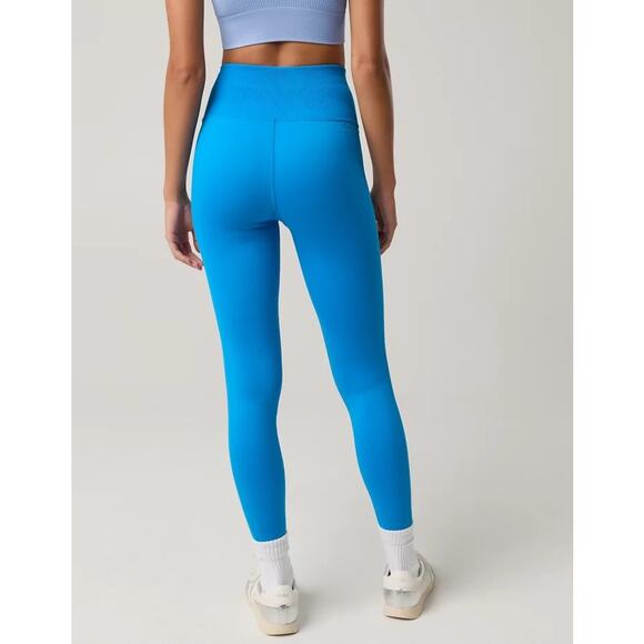 NWT Offline by Aerie Seamless Legging in "Ocean Aqua" Blue Size Small - Picture 1 of 14